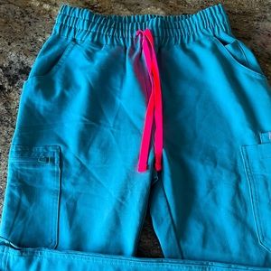 Figs High waisted Yola in Hydrogreen